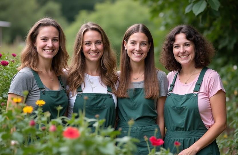 GreenThrive Bristol team smiling in front of local community garden